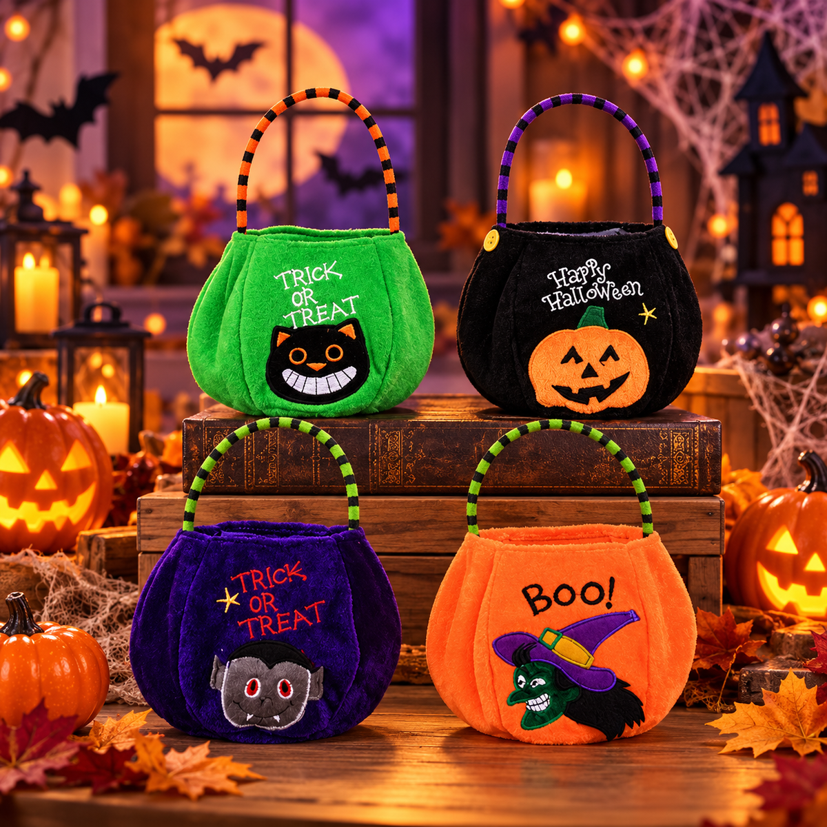 Halloween Pumpkin Tote Bag