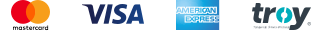 Mastercard, Visa, American Express, Troy